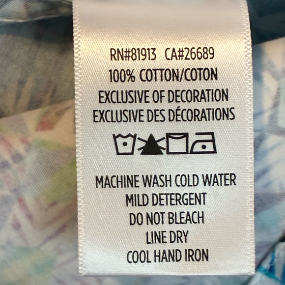 ROBERT GRAHAM Abstract Print Classic Fit Short Sleeve Button Front Shirt 2XL - Picture 8 of 9